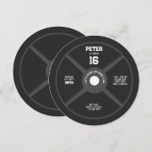 Invitation Entraînement de plaque de poids Fitness Salle de g (Devant / Derrière)