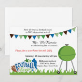 Invitation entraîneur de football à la retraite (Devant / Derrière)
