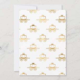 Invitation Entraîneur d'or Cinderella Princess Royal Magic