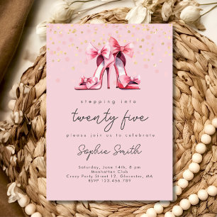 Invitation Entrée...aquarelle de fête de femme