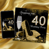 Invitation Entrée Dans 40 Anniversaire