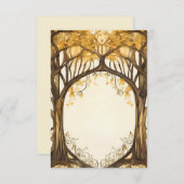 Invitation Entrée de l'arche romantique mariage (Devant / Derrière)