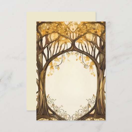 Invitation Entrée de l'arche romantique mariage (Devant / Derrière)