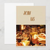 INVITATION **ENTRÉE POUR L'EVENTER D'ENTERREMENT DE VIE DE JE (Devant / Derrière)