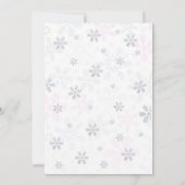 Invitation Entrée Princesse 1er anniversaire Parties scintill (Dos)