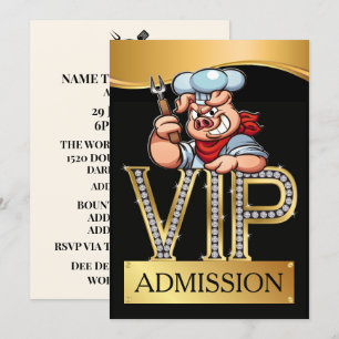 Invitation Entrée VIP BBQ