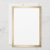 Invitation ENTREPRISE ANNIVERSAIRE affaires moderne noir or (Dos)