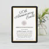 Invitation ENTREPRISE ANNIVERSAIRE PARTI affaires moderne noi (Debout devant)