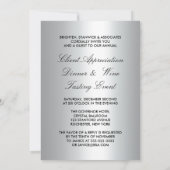 Invitation Entreprise Événement Appréciation du client Entrep (Dos)