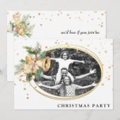 Invitation *~* Entreprise familiale. AP20, fête de Noël Photo (Devant / Derrière)