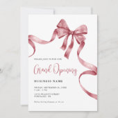 Invitation Entreprise Grand Ouverture du ruban moderne (Devant)
