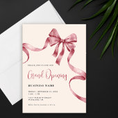 Invitation Entreprise Grand Ouverture du ruban moderne