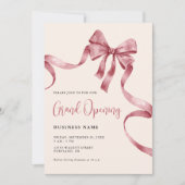 Invitation Entreprise Grand Ouverture du ruban moderne (Devant)
