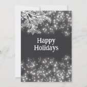 Invitation Entreprise moderne de branches saintes de Noël (Dos)