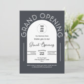 Invitation Entreprise moderne Grand Ouverture (Debout devant)