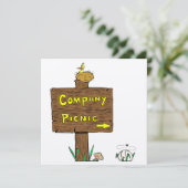 Invitation Entreprise Pique-nique (Debout devant)