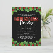 Invitation Entreprise Red Green Noël (Debout devant)