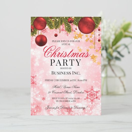 Invitation Entreprise Red Noël (Debout devant)