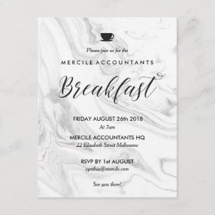 Invitation Entreprises commerciales - Petit déjeuner