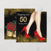 Invitation Entrer dans la cinquantaine Fête d'anniversaire Ch (Devant / Derrière)