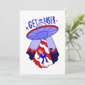 Invitation entrer dans le perdant trump alien ufo (Debout devant)