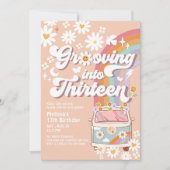 Invitation Entrer dans TREIZE Hippie 13e Anniversaire (Devant)