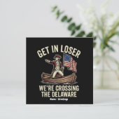 Invitation Entrez les perdants, nous traversons le Delaware,  (Debout devant)