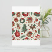 Invitation enveloppe de noël (Debout devant)