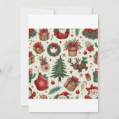 Invitation enveloppe de noël (Dos)