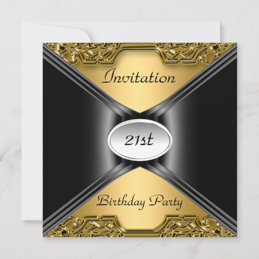 Invitation Enveloppe d'invitation Anniversaire de naissance c (Devant)