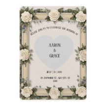 Enveloppe Élégante Personnalisée en Pétales de Ros