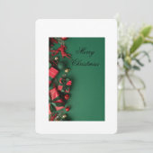 Invitation Enveloppe Joyeuse Noël (Debout devant)