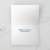 Invitation Enveloppement de bulle bleue (Intérieur)