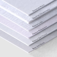 Enveloppes blanches mates pour format 13 x 18 cm