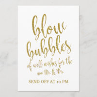 Envoi de bulles de savon Signe de mariage abordabl