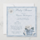 Invitation Envoyé Par Le Baby shower Des Garçons De Teddy D'A (Dos)