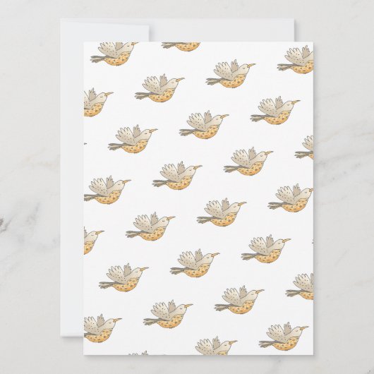 Invitation Envoyer avec Amour Adieu Fête d'adieu (Dos)