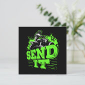 Invitation Envoyer Quatre Routeurs ATV Quad Vélo Rider (Debout devant)