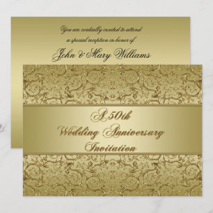Invitation Épanouir 50e anniversaire de mariage