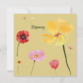 Invitation Épanouissement (Dos)