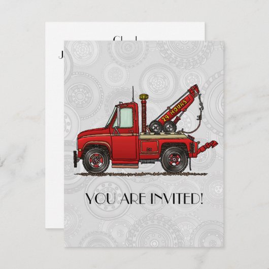 Invitation Épave-Camion Cuw (Devant / Derrière)