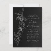 Invitation Épée RPG | Imaginaire Tabletop Retro PnP Jeu Dice (Devant)