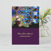 Invitation EPHÉMERAL Sweet 16 Masquerade Ball (Debout devant)