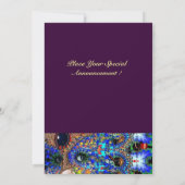 Invitation EPHÉMERAL Sweet 16 Masquerade Ball (Dos)