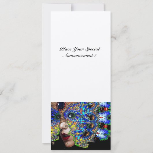 Invitation EPHÉMERAL Sweet 16 Masquerade Ball (Dos)