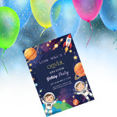 Invitation Epic Outer Space Kids Birthday 