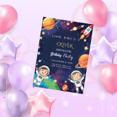 Invitation Epic Outer Space Kids Birthday 