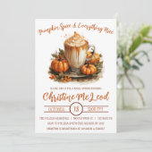 Invitation Épice citrouille & Tout Nice Fête des mariées (Debout devant)