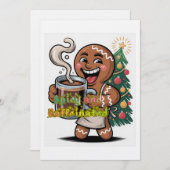 Invitation Épicé et Caféiné (Devant / Derrière)