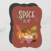 Invitation Epicer le Bon thanksgiving (Devant / Derrière)